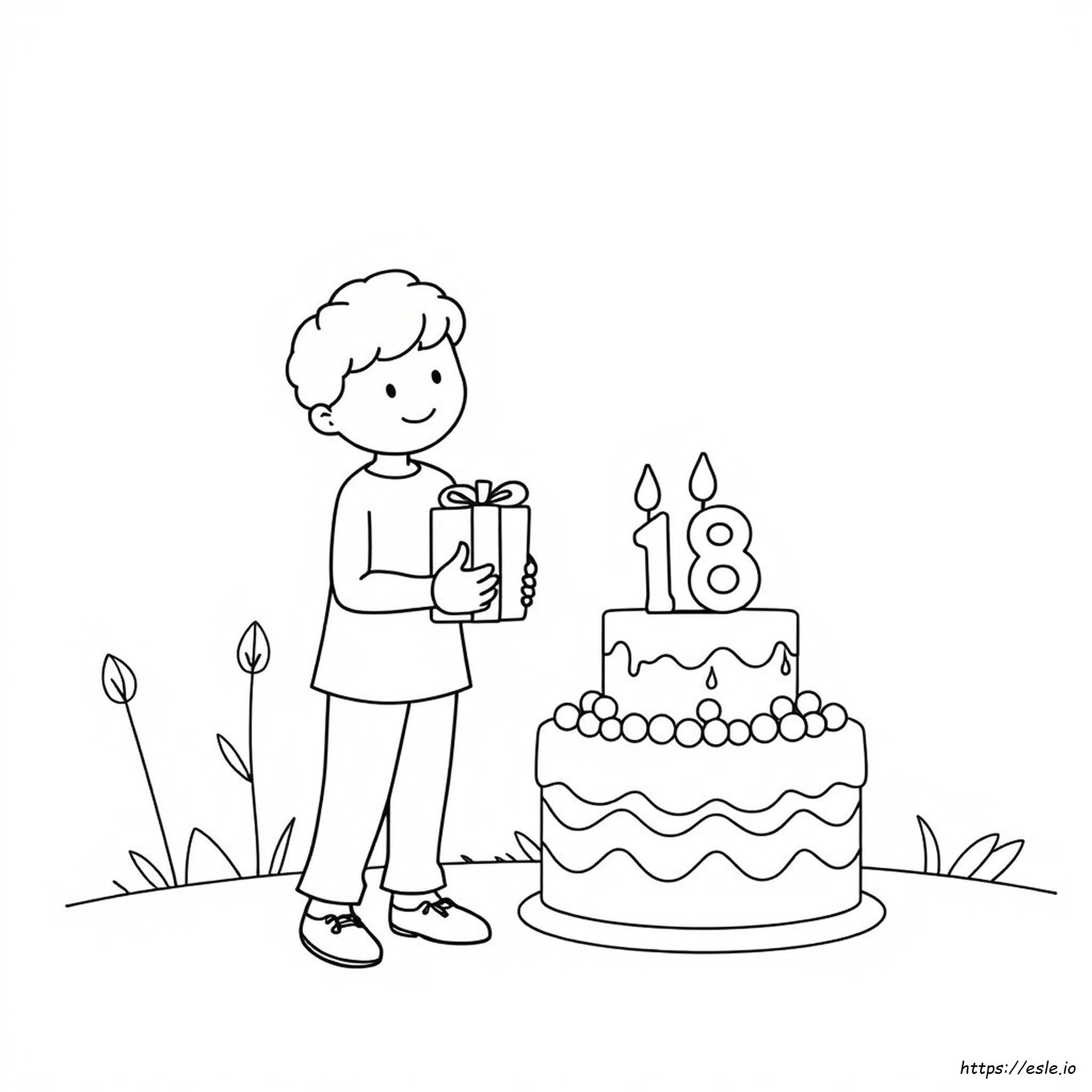 Disegni Da Colorare Per Il 18° Compleanno