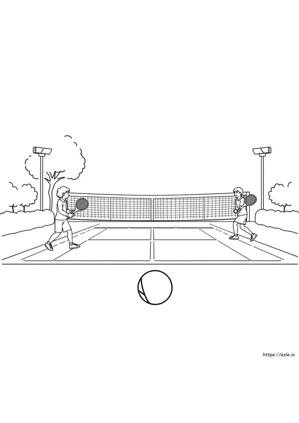 Disegni Da Colorare Di Campi Sportivi