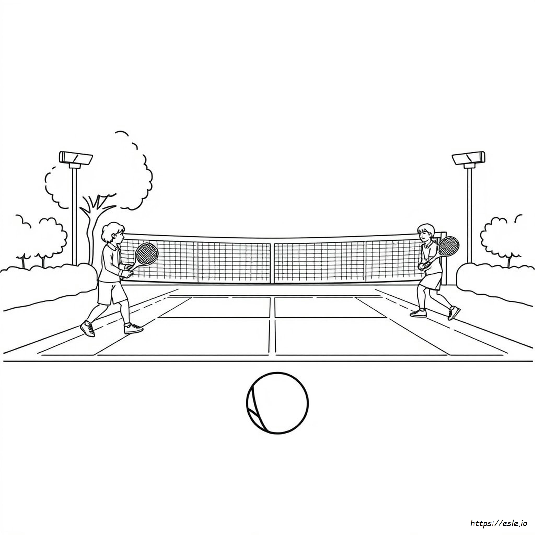 Disegni Da Colorare Di Campi Sportivi