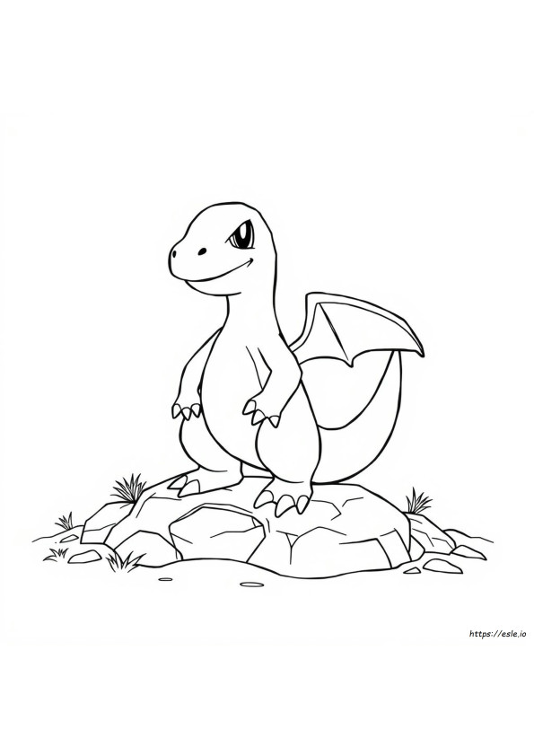 Charizard Gmax Para Colorear