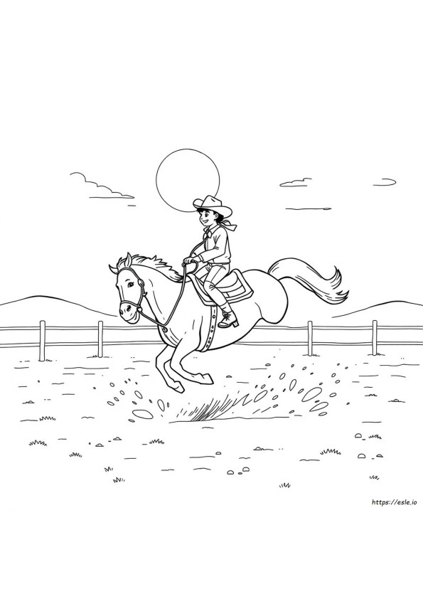 Rodeo Kleurplaten Om Te Printen