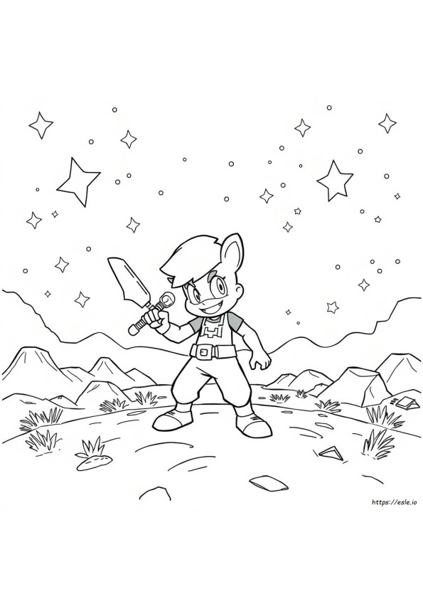 Brawl Stars Kolorowanki Ash