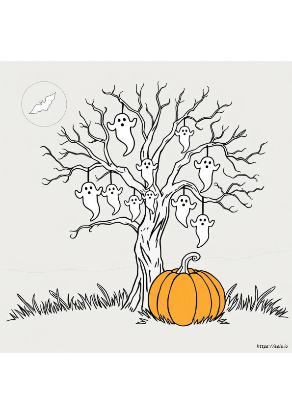 Kata-Kata Halloween Gambar Mewarnai