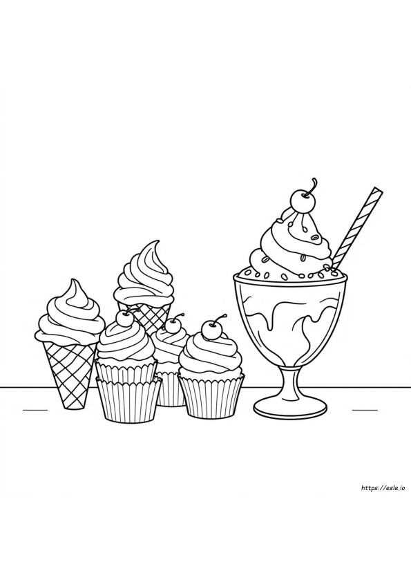 Disegni Da Colorare Per Il Gelato