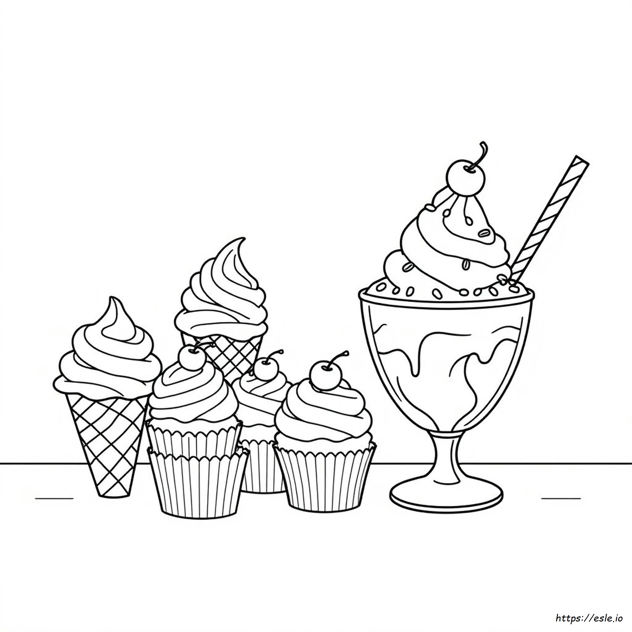 Coloring Pages For Ice Cream