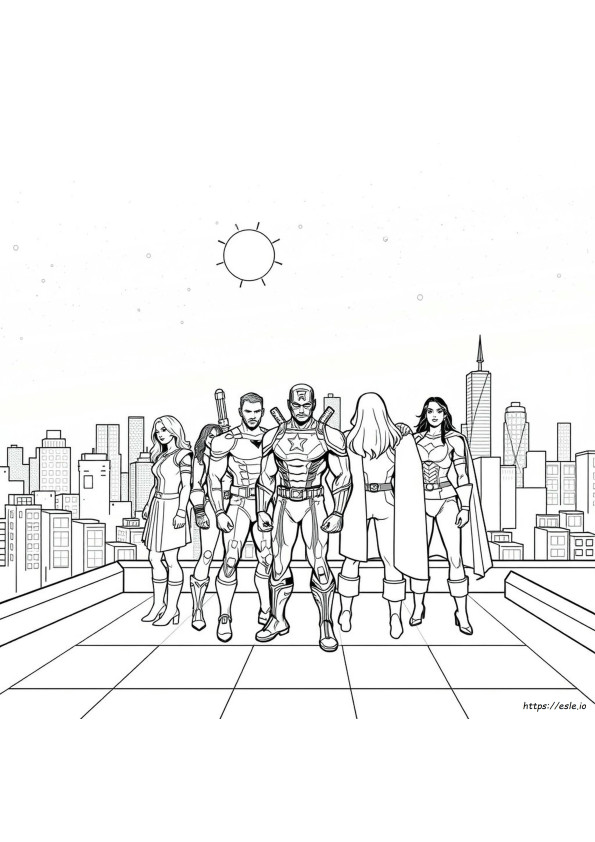Coloring Pages For Avengers