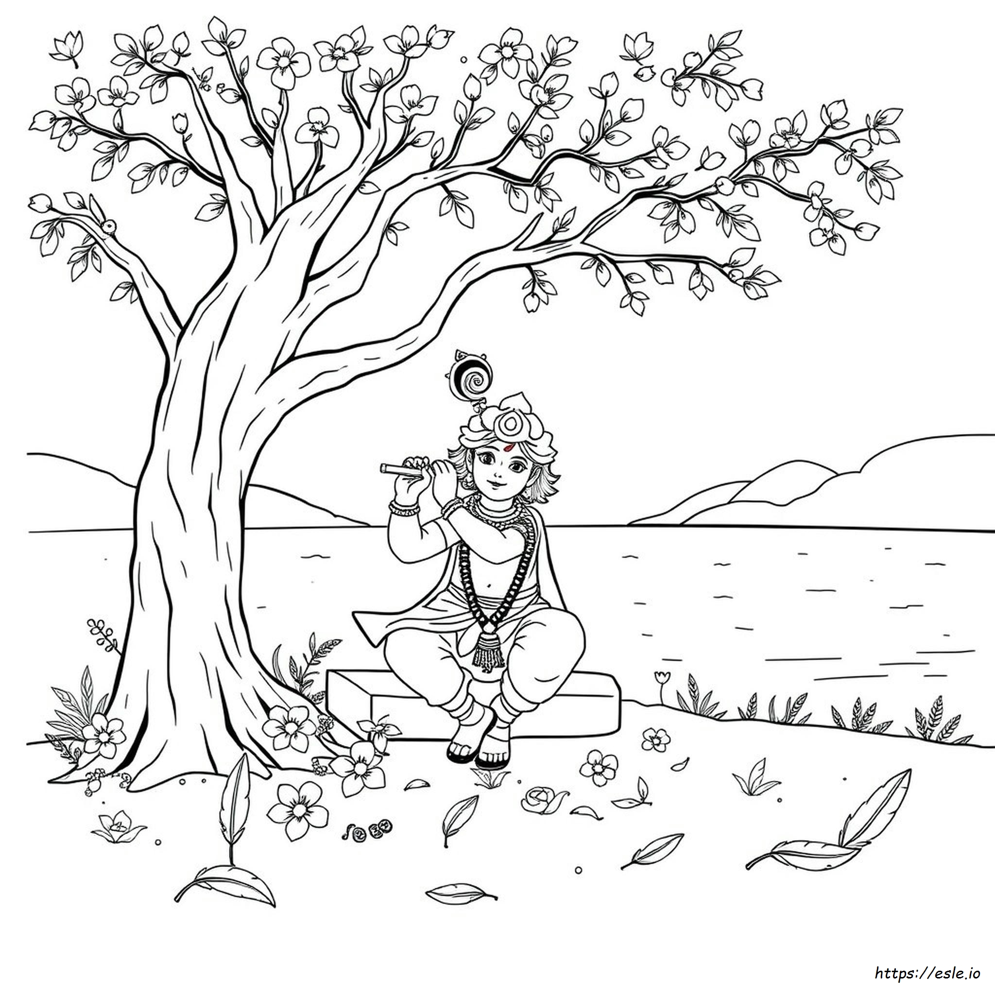 Imagini Krishna De Colorat