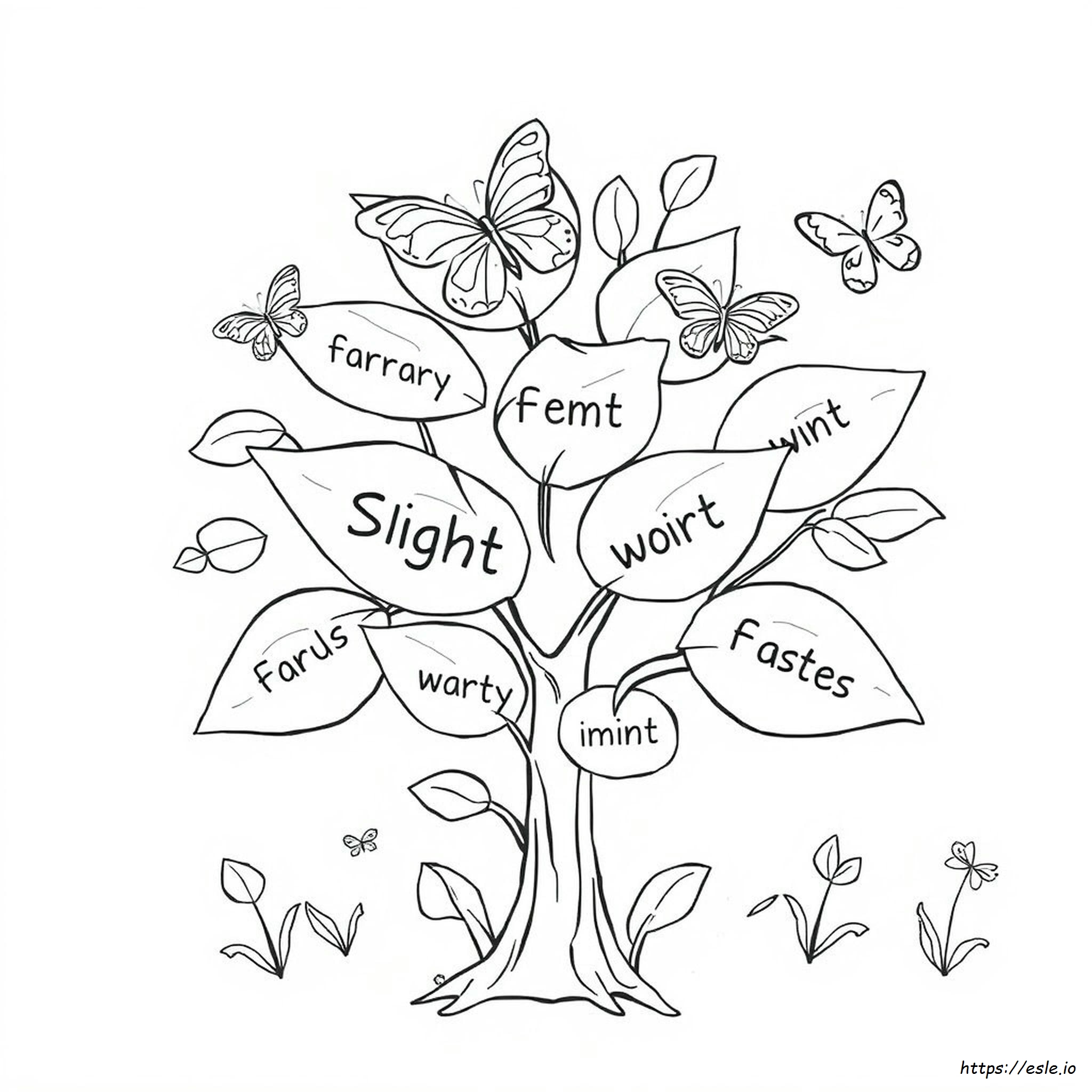 Free Sight Word Coloring Pages