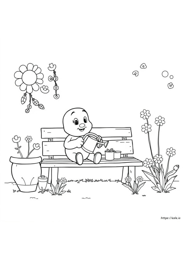 Coloriages Jardin Banban