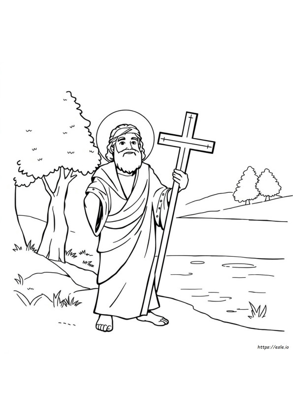 Mewarnai Gambar Yohanes Pembaptis