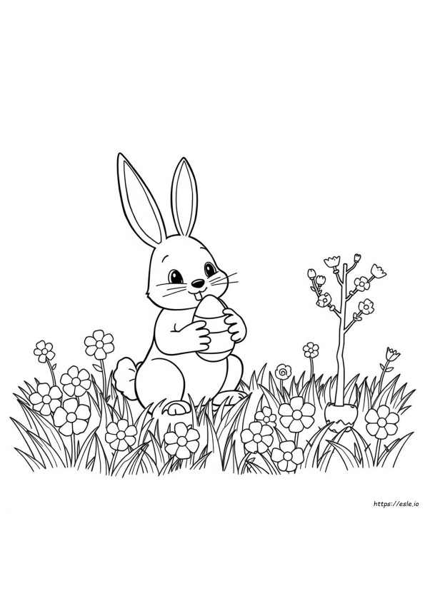 Desene De Colorat Cu Animale De Paște