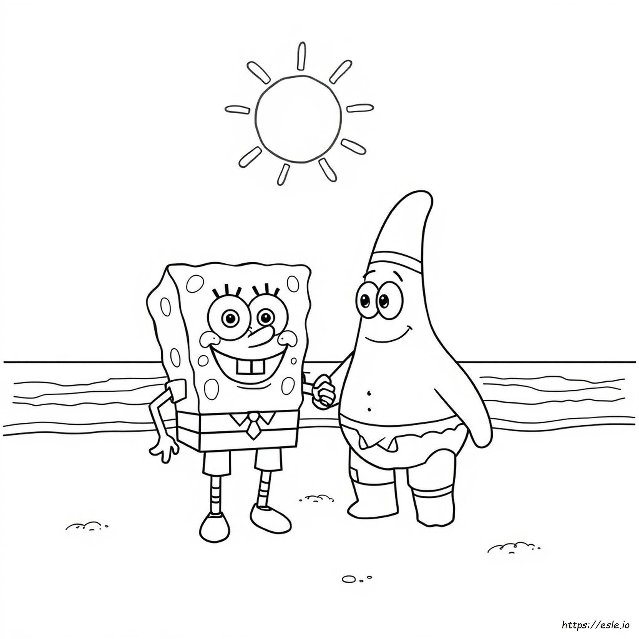 Spongebob E Patrick Migliori Amici Da Colorare