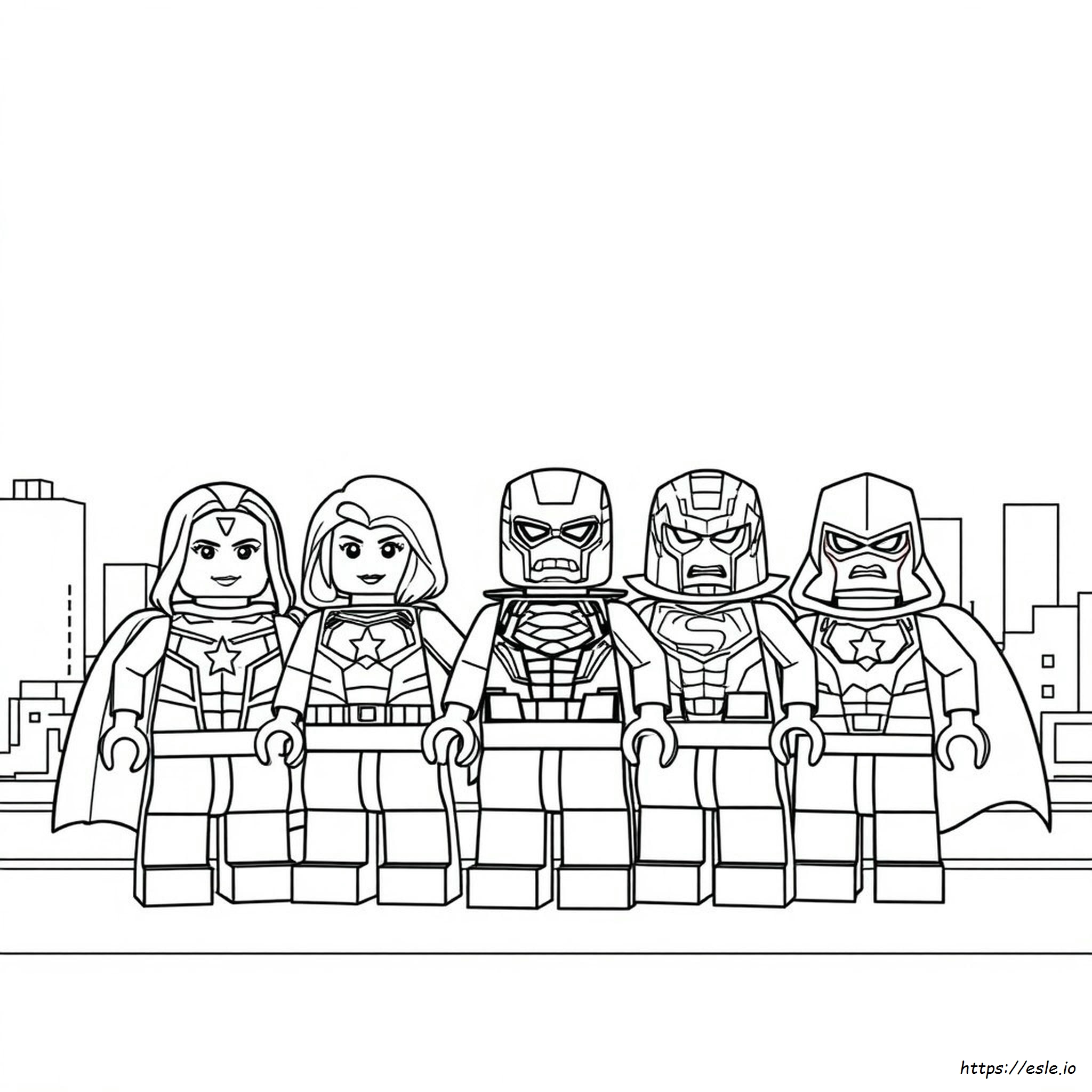 Lego Marvel Printable Coloring Pages