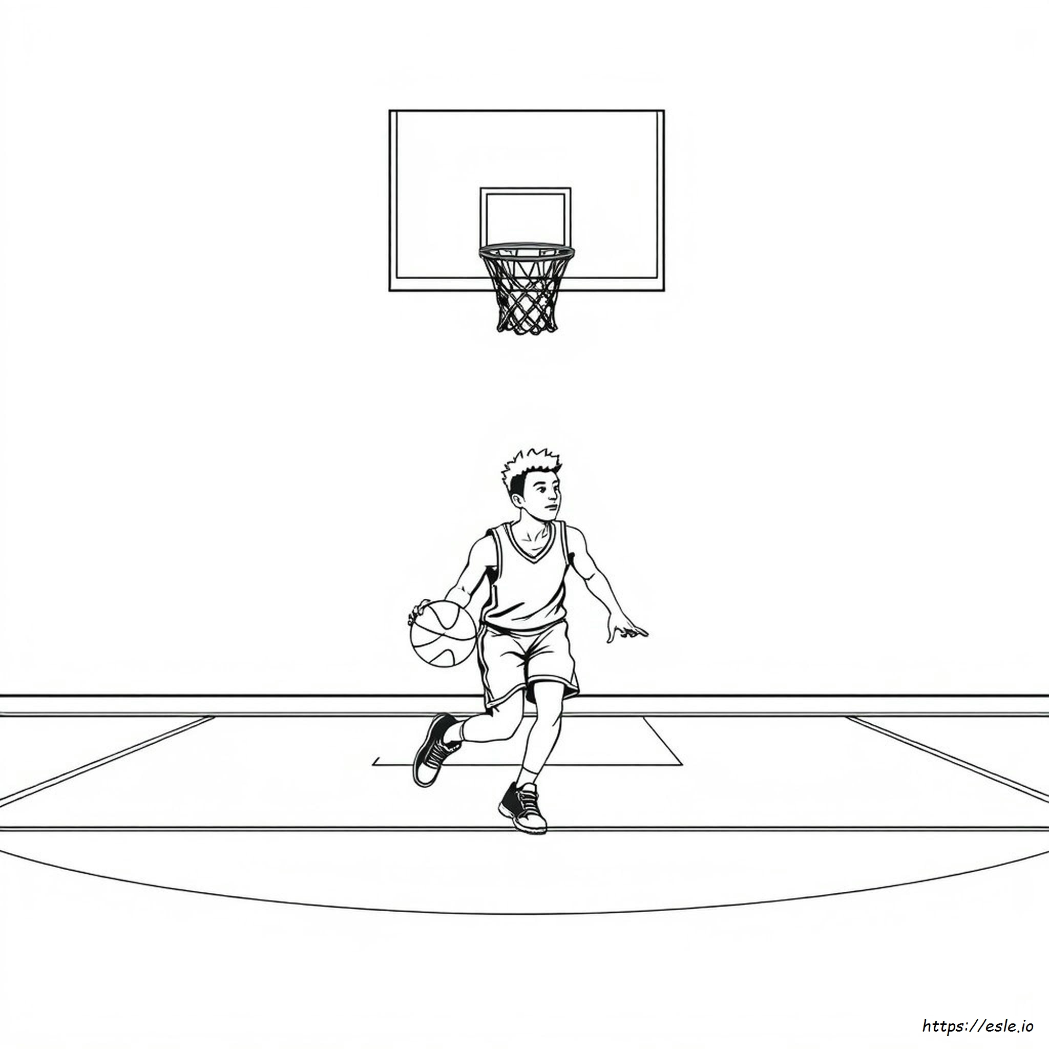 Pallacanestro Da Colorare