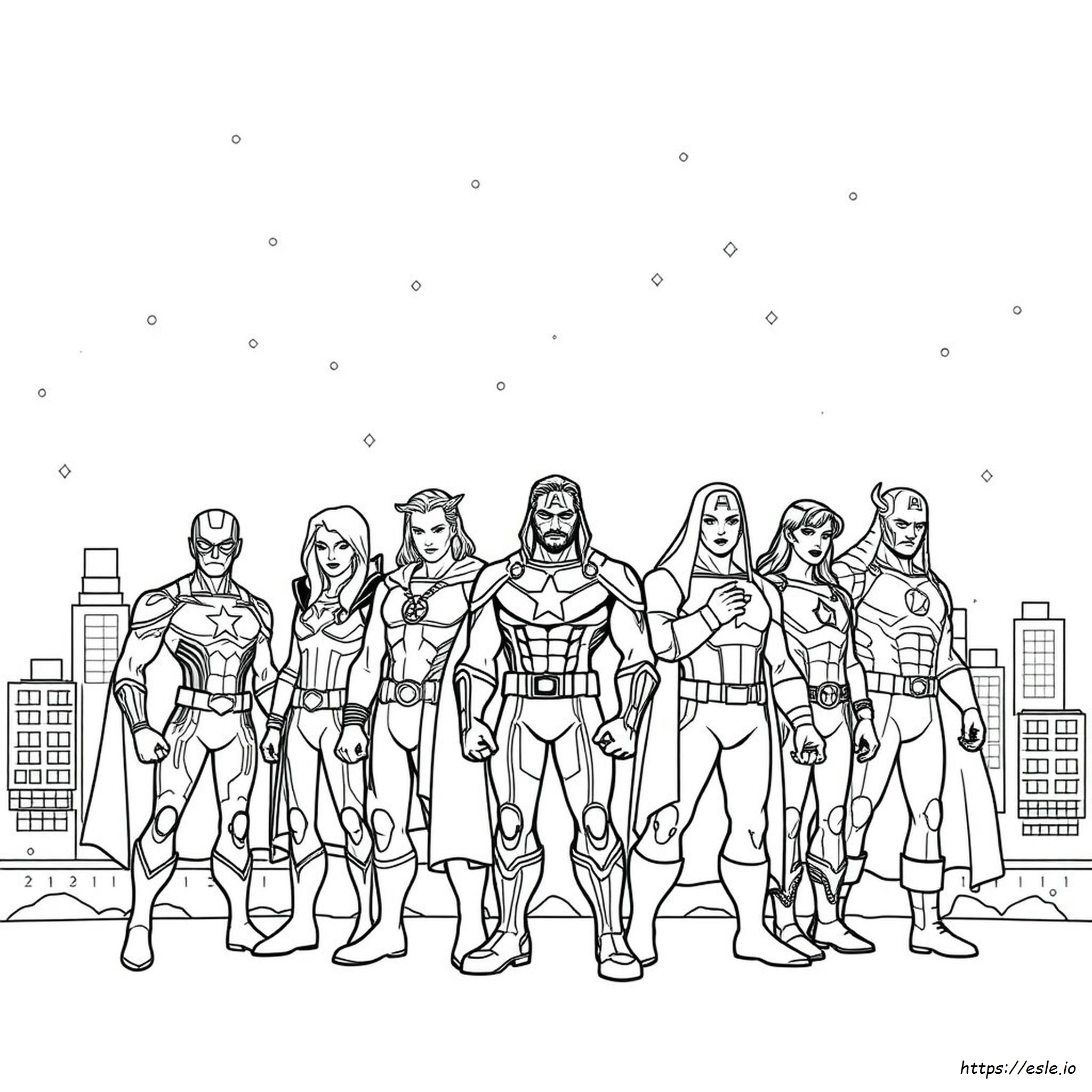 ¿Cuáles Son Los Colores De Los Vengadores?
