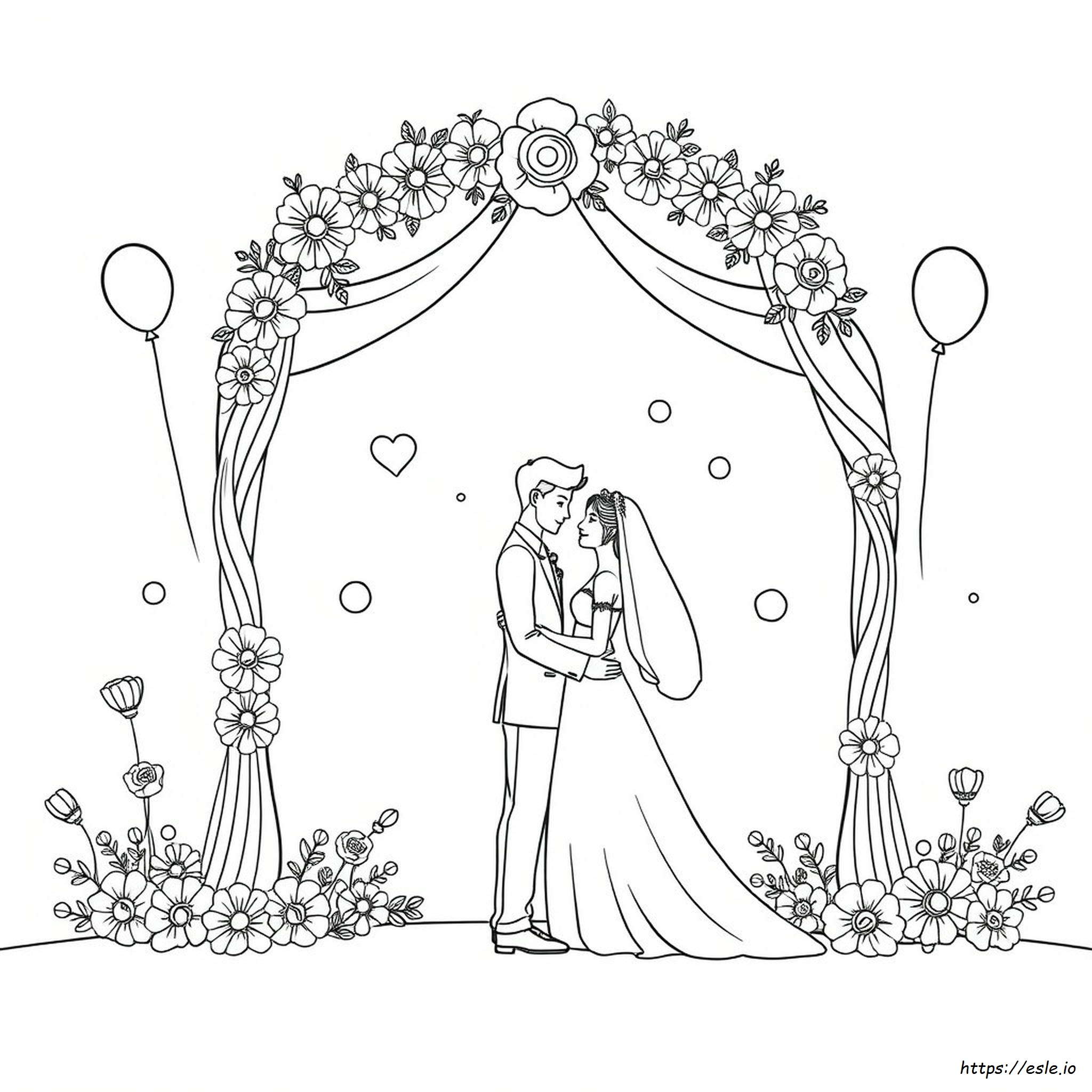 Wedding Coloring Pictures