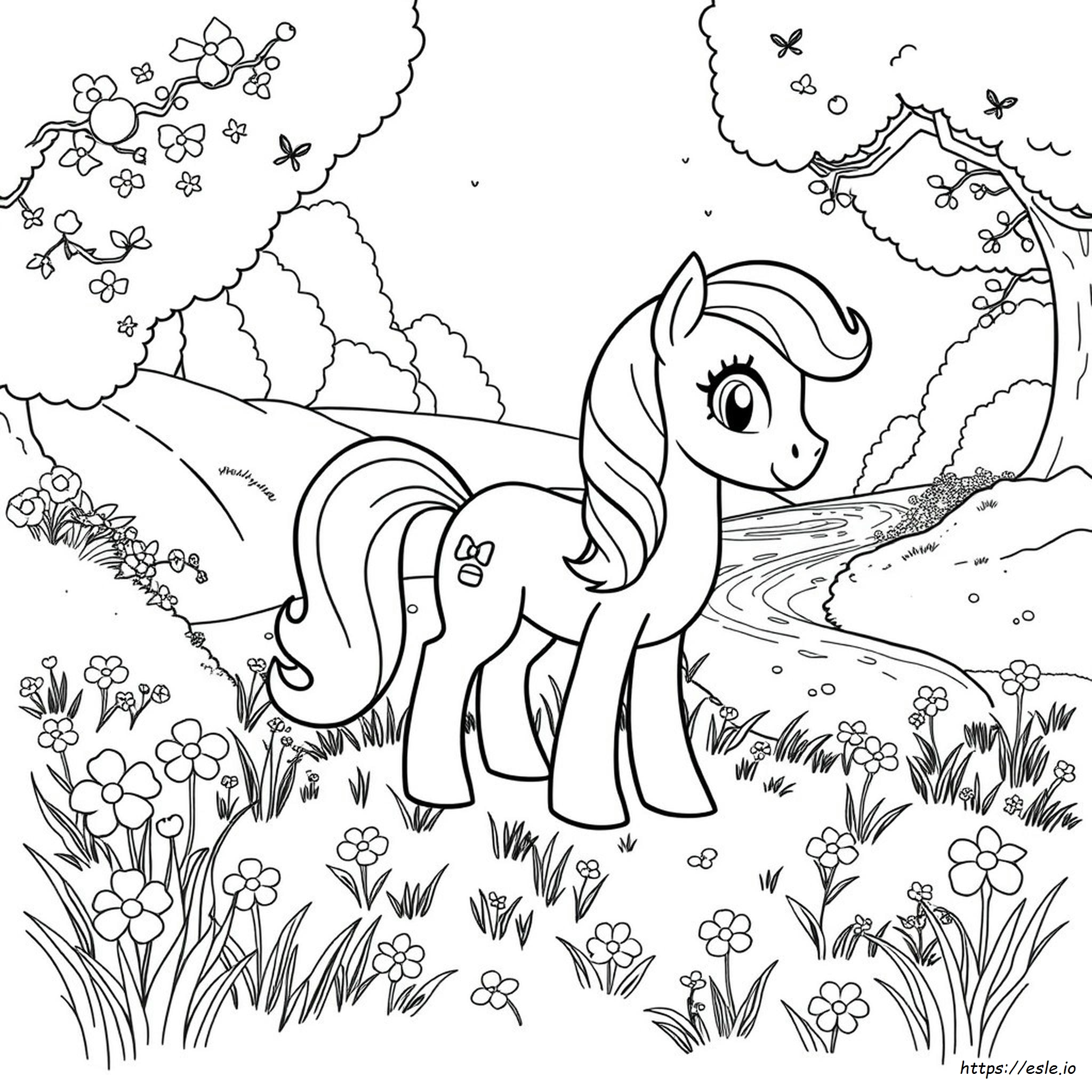 Libro De Colorear De Mi Pequeño Pony En Pdf