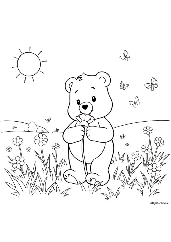 Ursinhos Carinhosos Para Colorir Grátis Para Imprimir