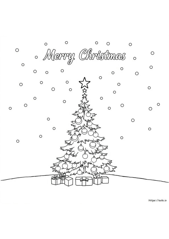 Gambar Selamat Natal Untuk Mewarnai
