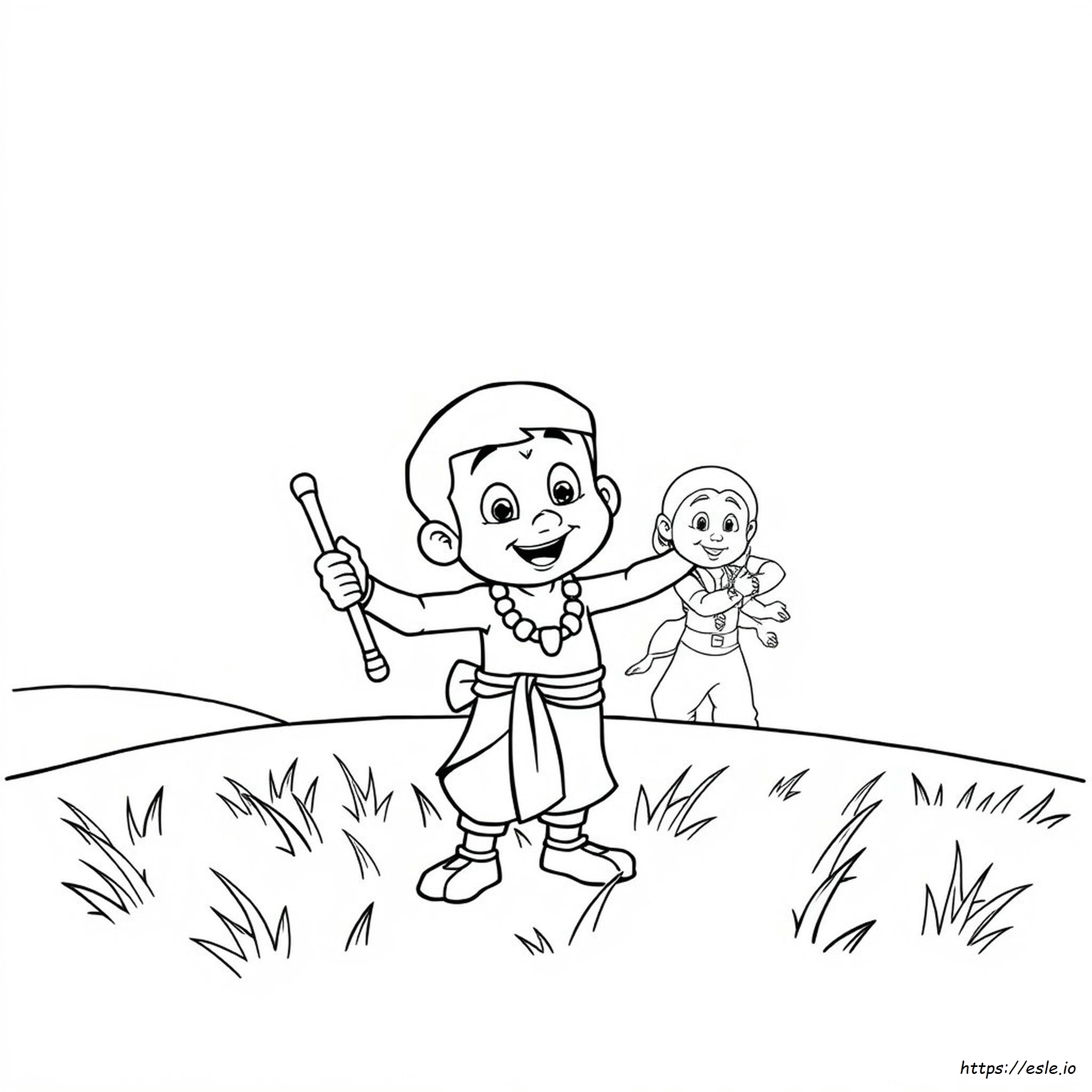 Chota Bheem Da Colorare