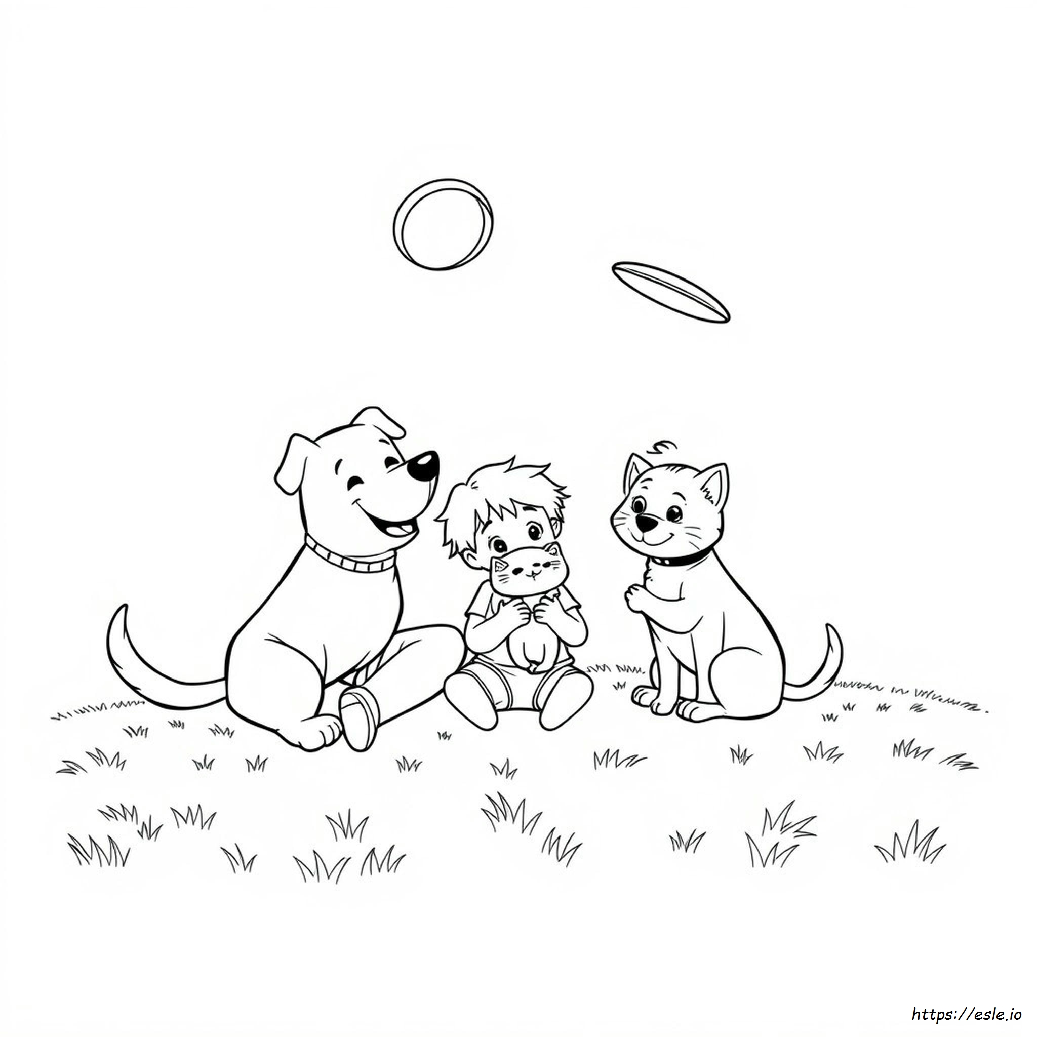 Dog Man And Cat Kid Coloring Pages