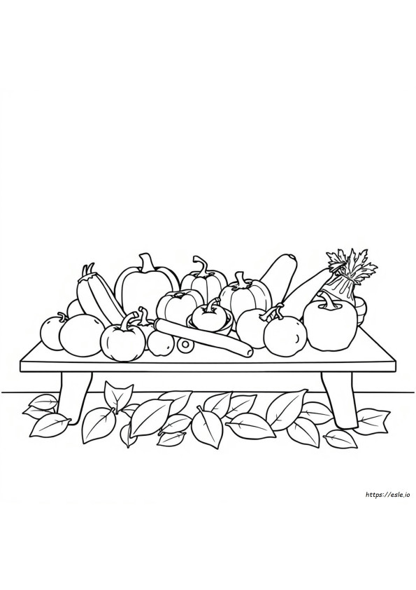 Gambar Mewarnai Sayuran Dan Buah