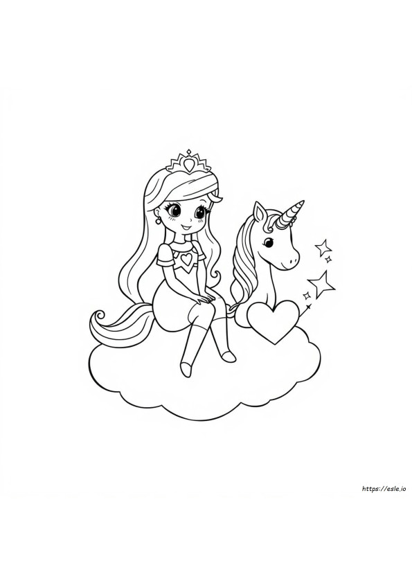 Printable Princess Cadence Coloring Page