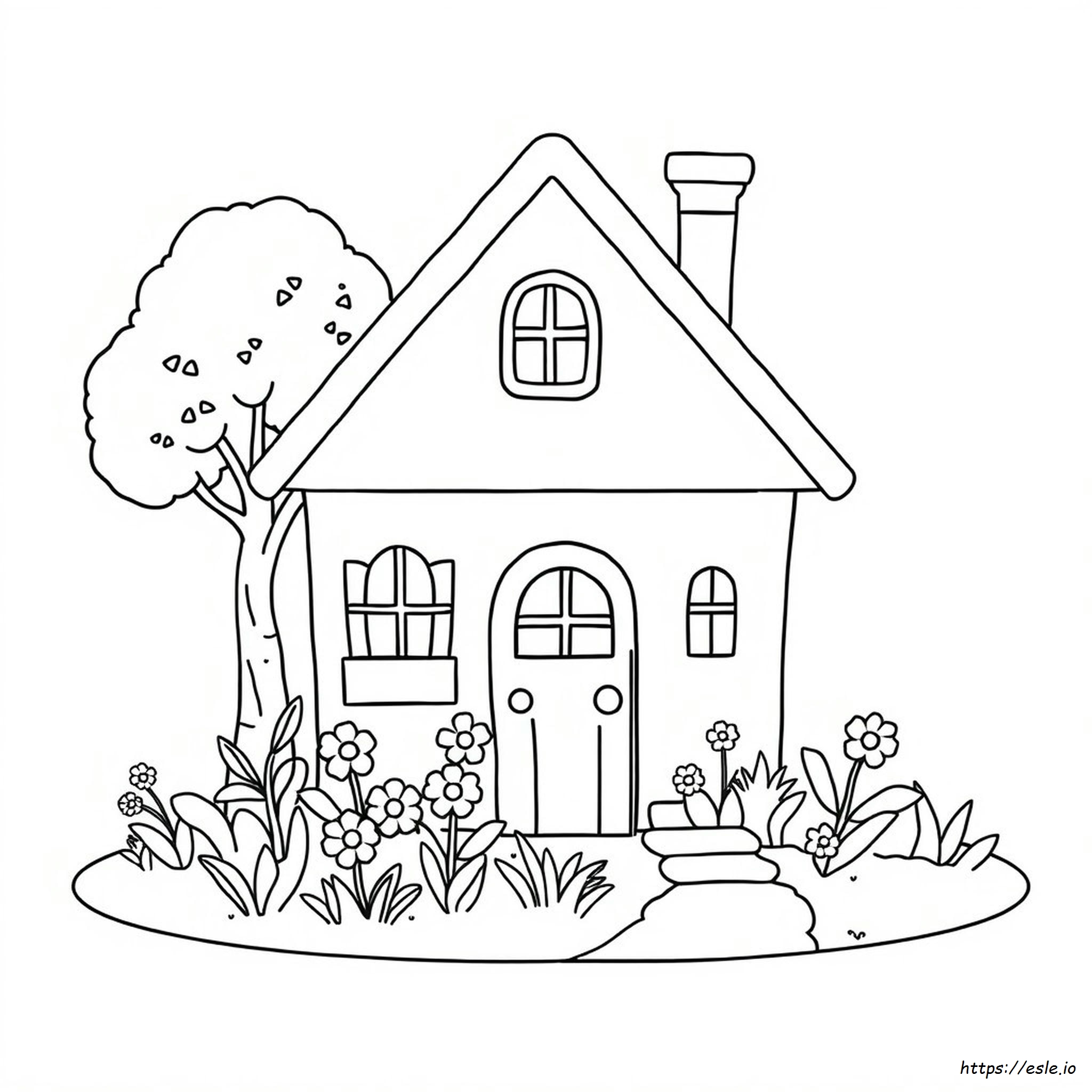 Disegni Di Case Carine Da Colorare