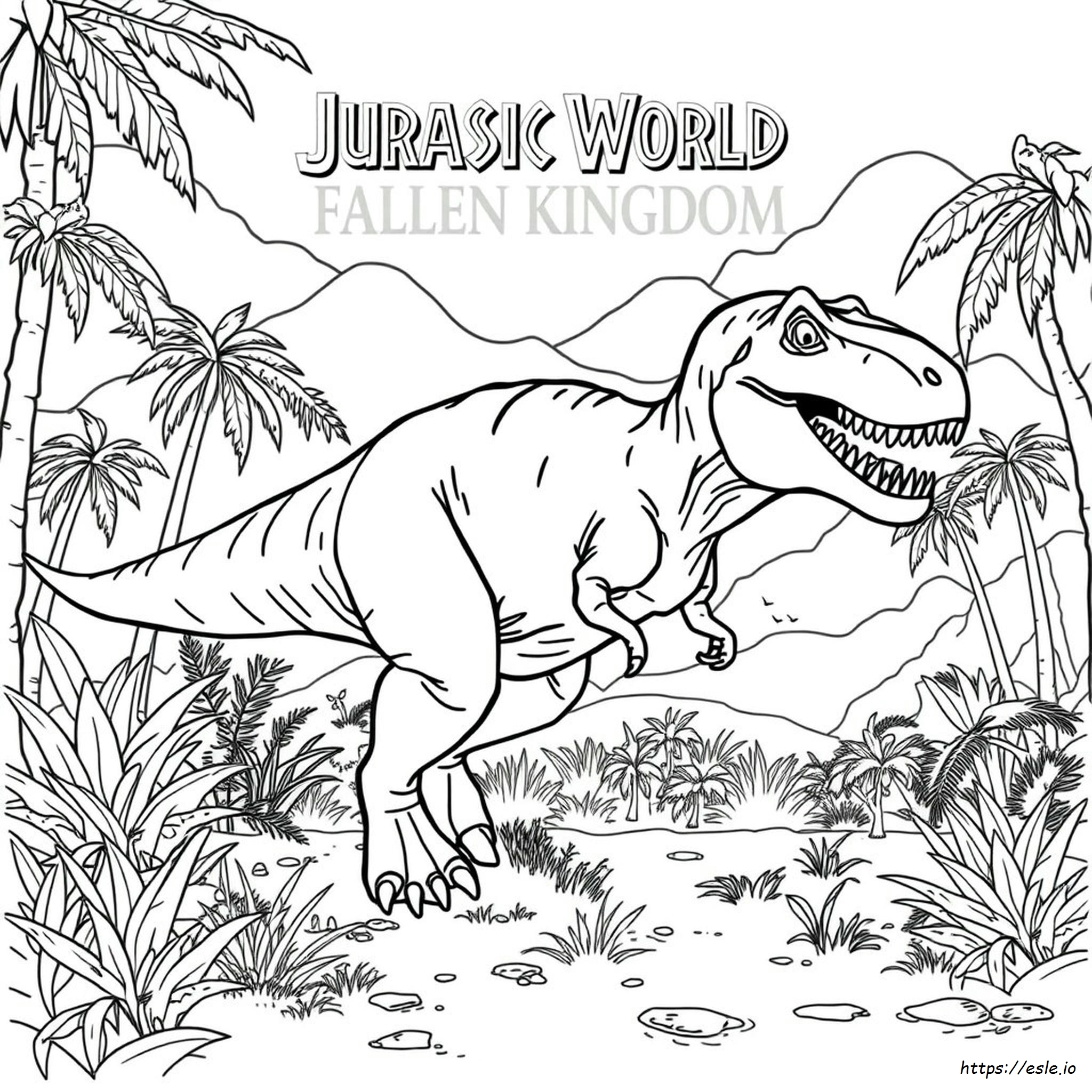 Jurassic World Fallen Kingdom Kleurplaten kleurplaat