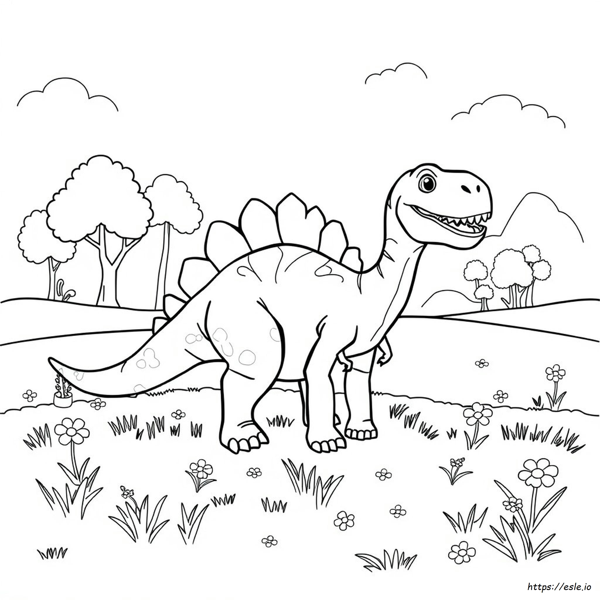 Ilmaiset Dinosaurus Värityskuvat Pdf