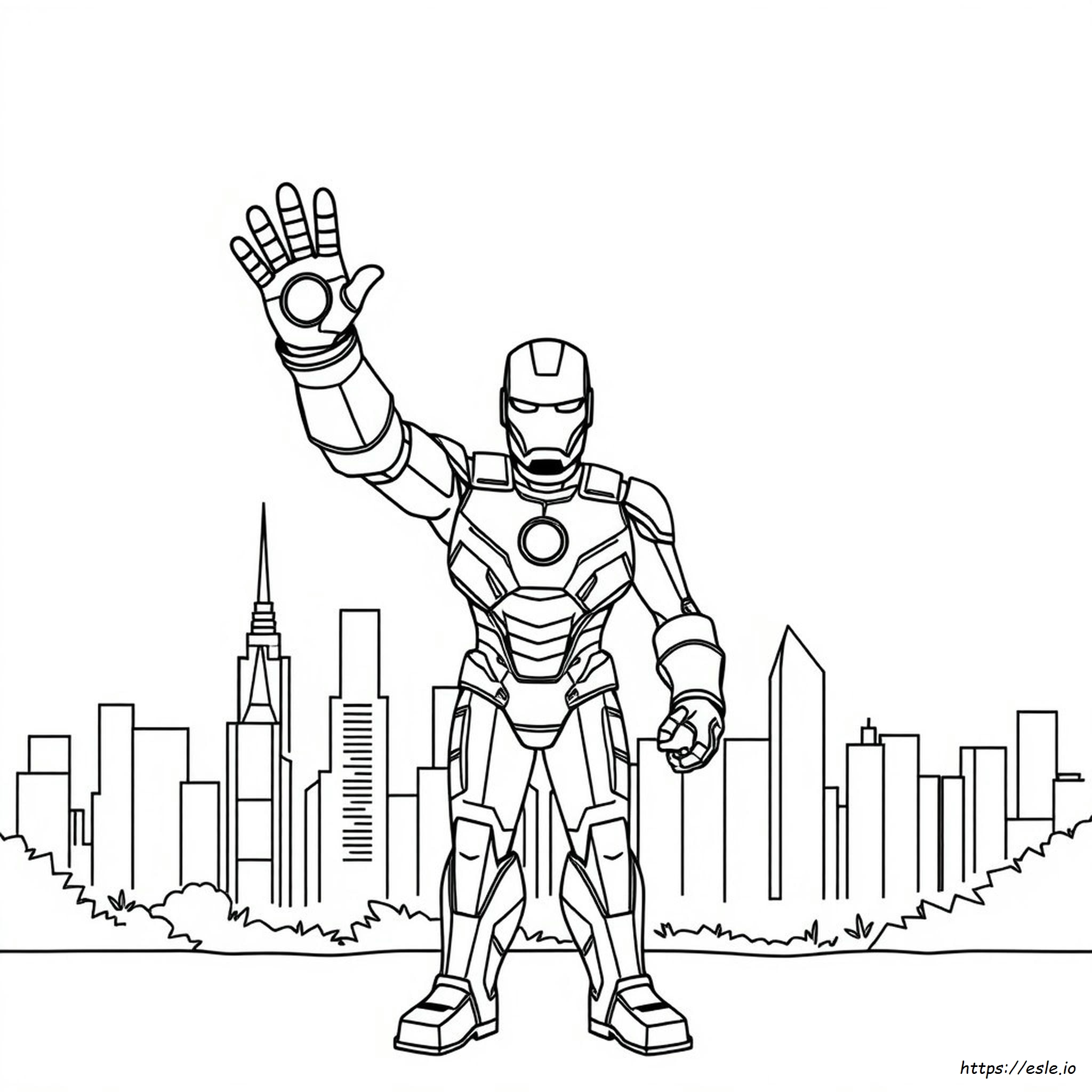 Iron Man Da Colorare