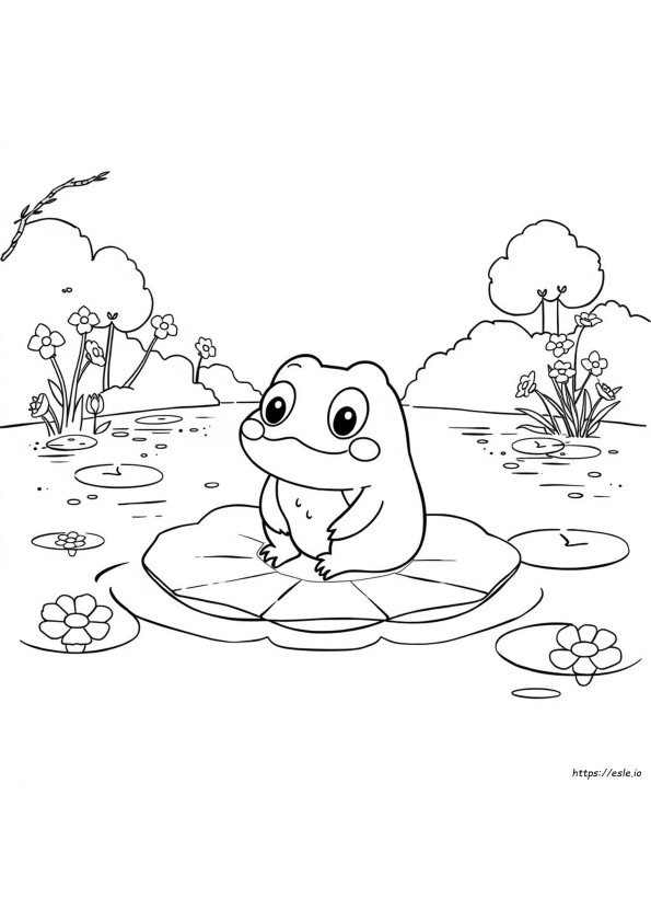 Kero Keroppi Gambar Mewarnai, Keroppi Gambar Mewarnai