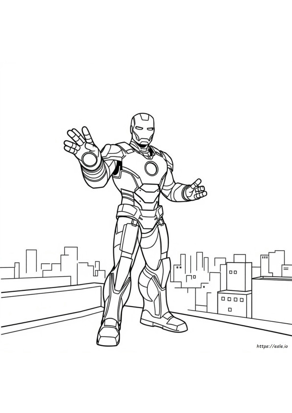 Ironman Színező Oldalak Nyomtatáshoz