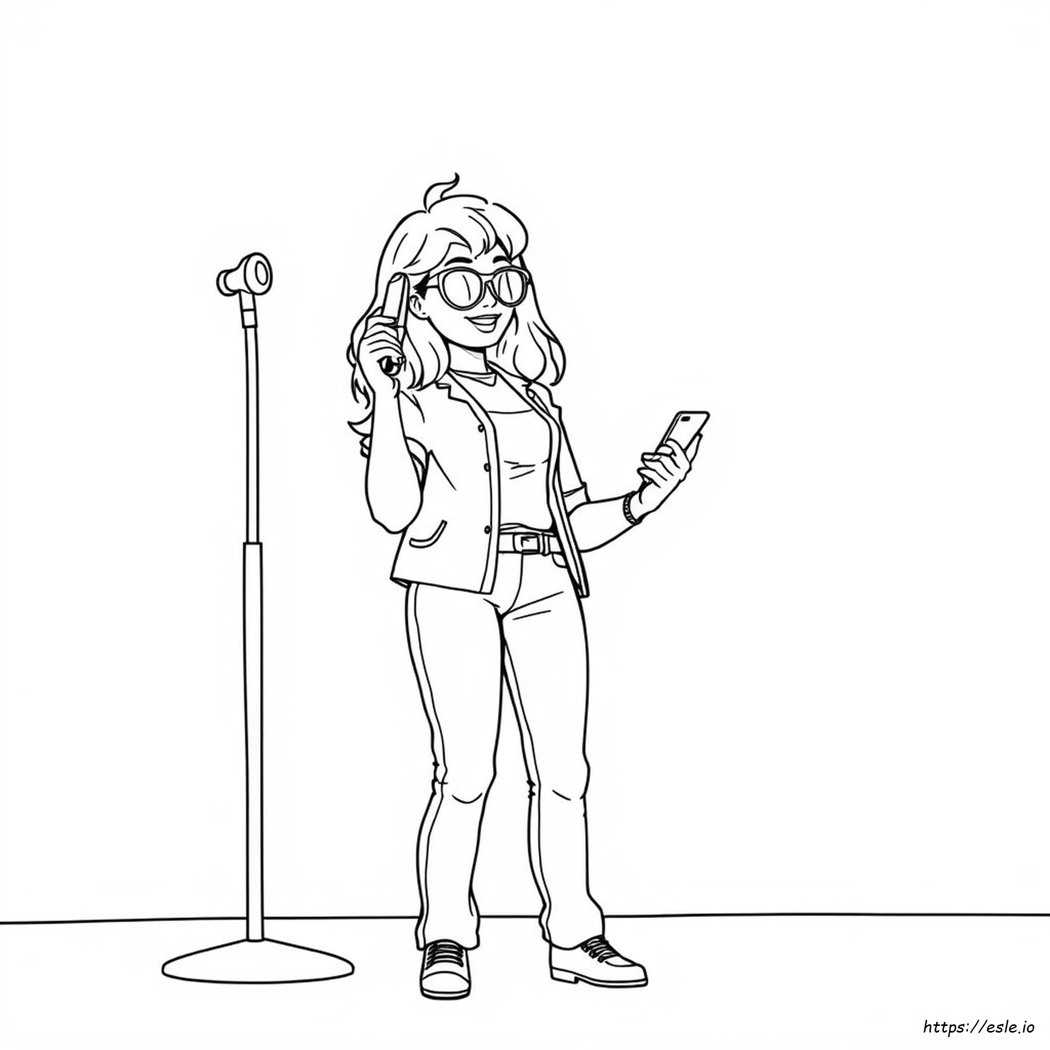 Charli D Amelio Coloring Pages