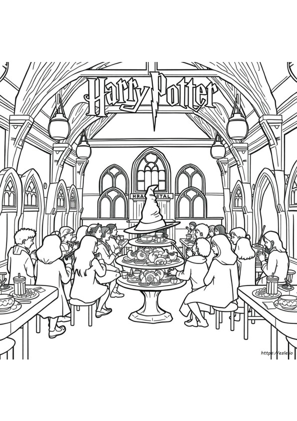 Harry Potter Kamar Rahasia Gambar Mewarnai