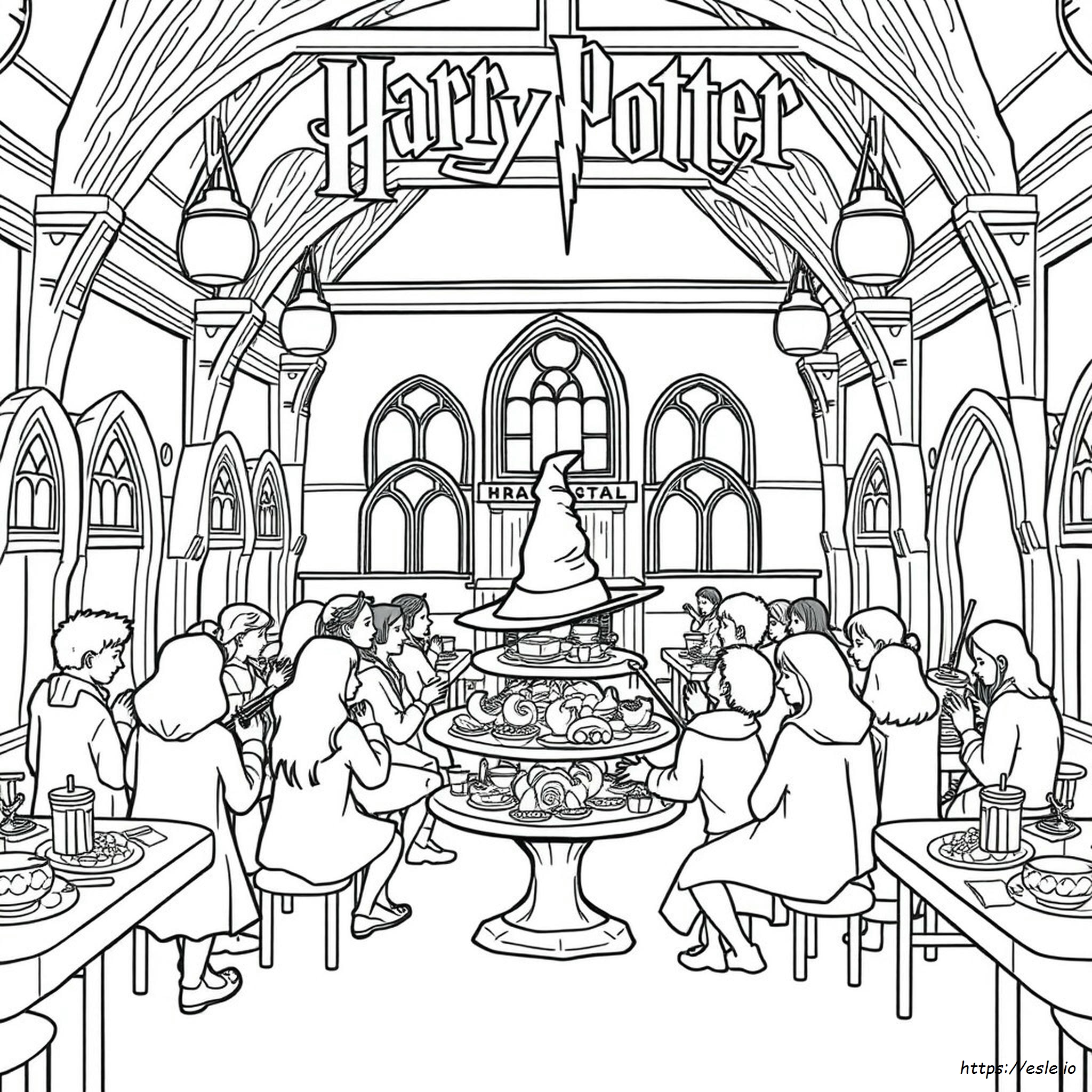 Harry Potter Y La Cámara Secreta Dibujos Para Colorear