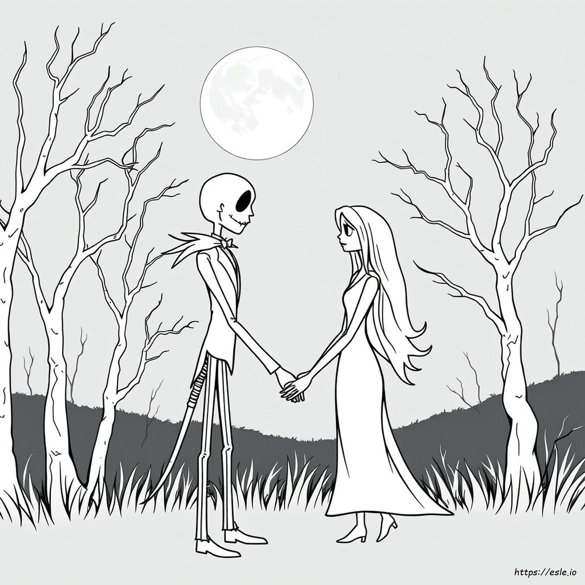 Jack E Sally Da Colorare E Stampare