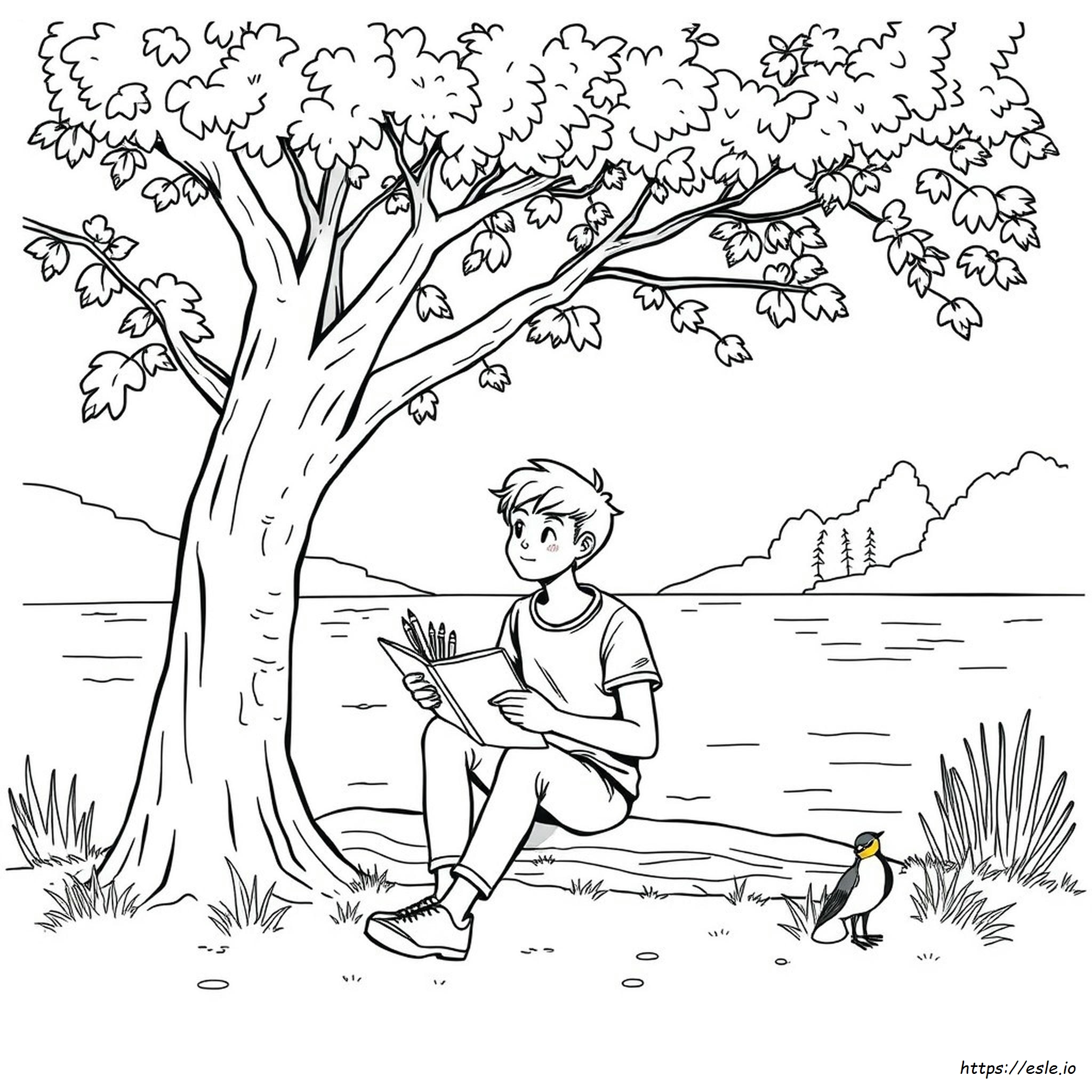 Teenager Coloring