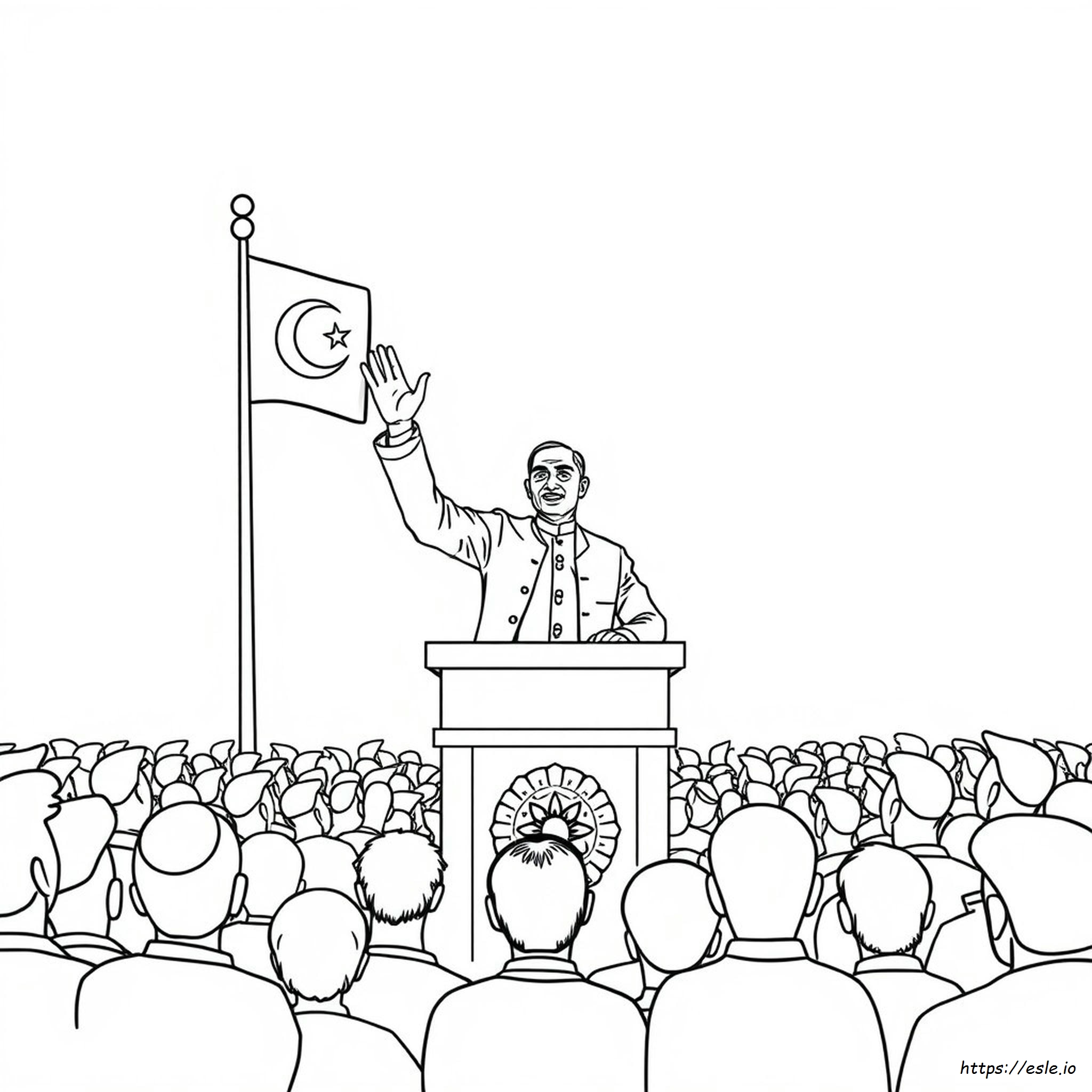 Quaid E Azam Disegni Da Colorare