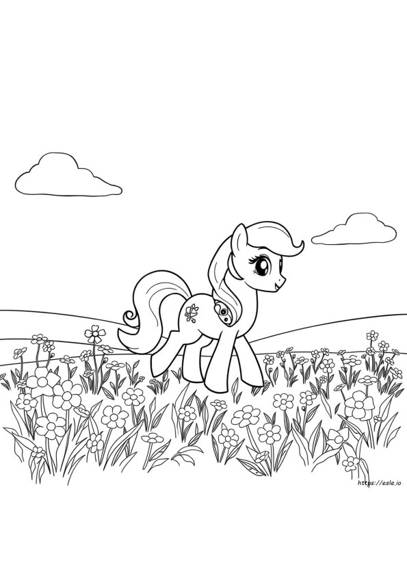 My Little Pony Sunny Starscout Halaman Mewarnai