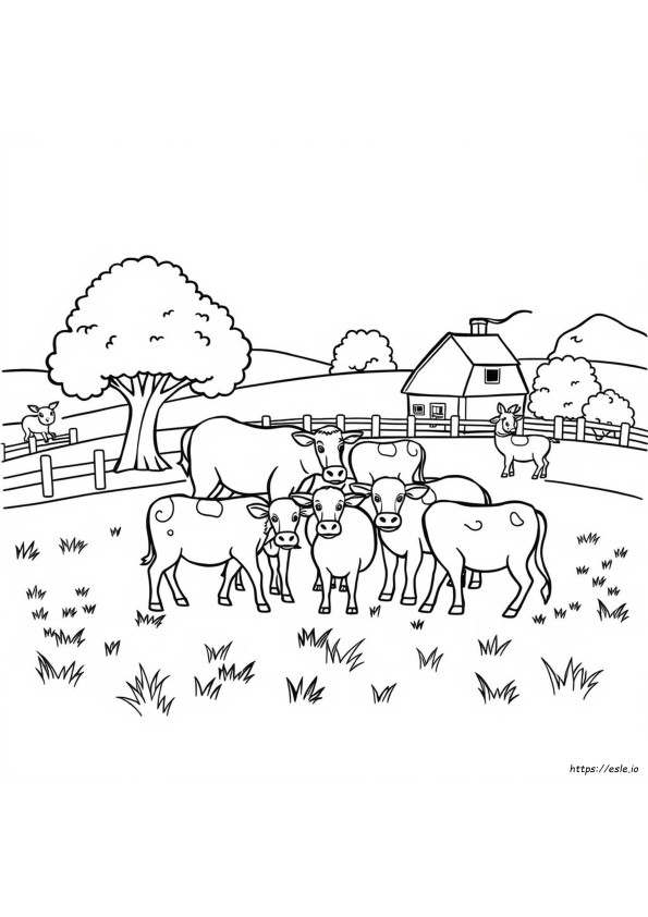 Coloring Pages Of Farm Animals