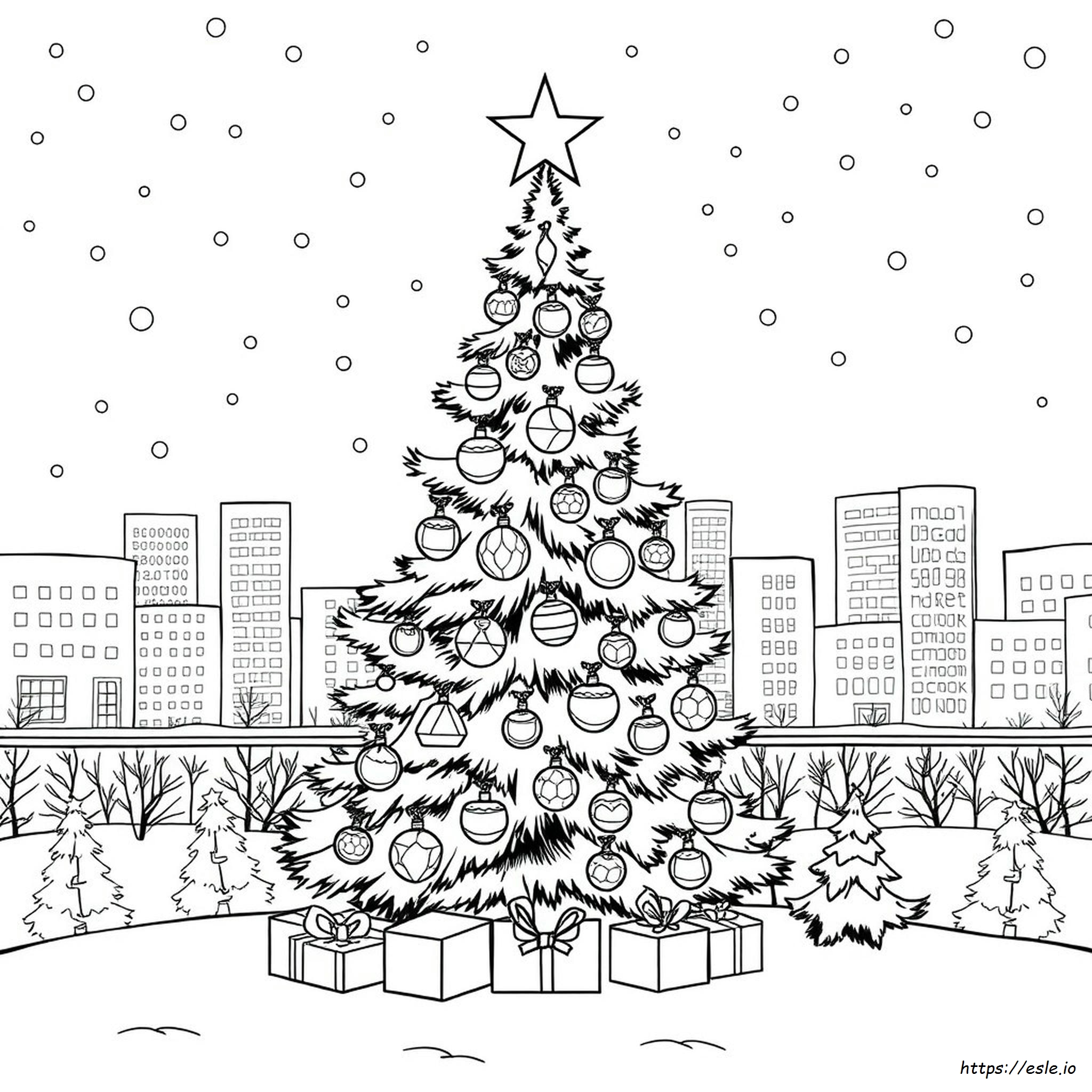 Páginas Para Colorear De Arte Pop Navideño