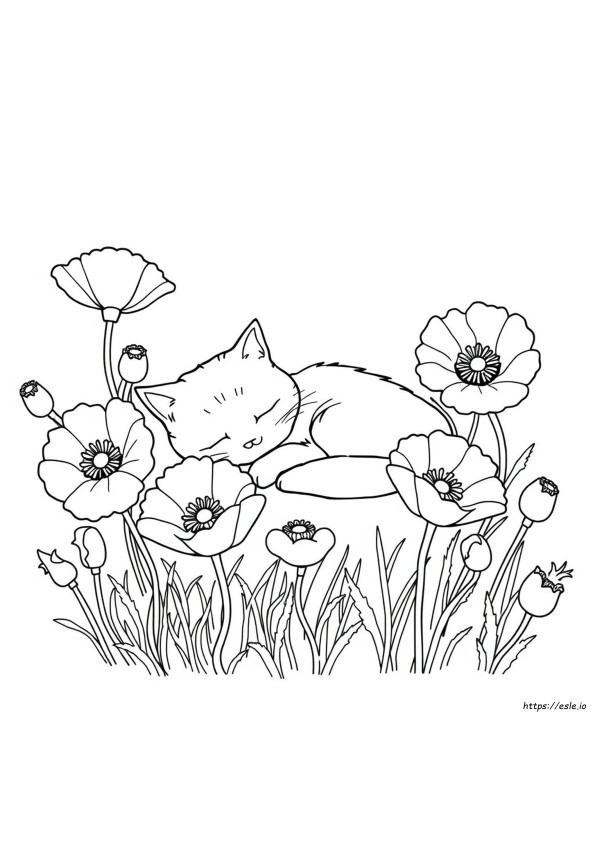 Coloriage Cat Nap Poppy Playtime