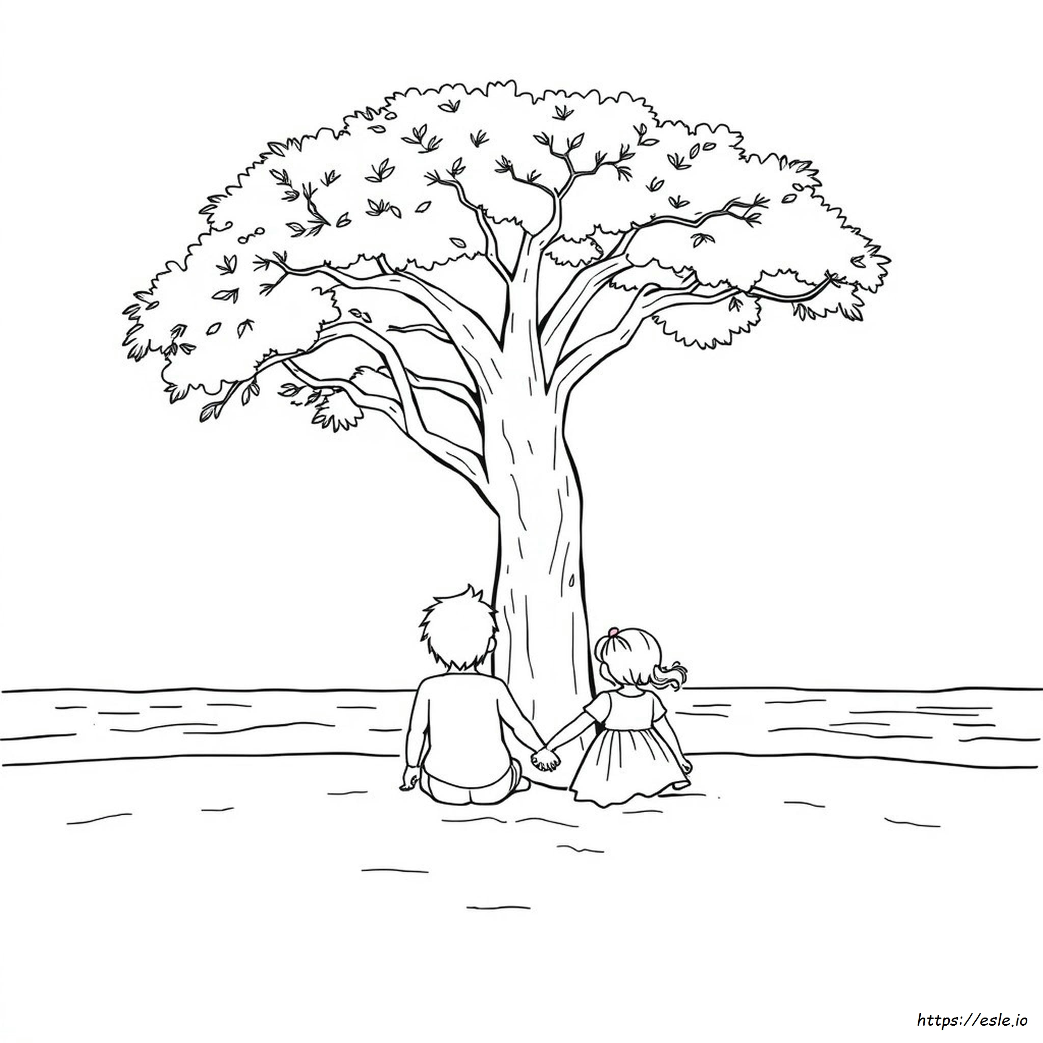 Dibujos Para Colorear De Papá E Hija