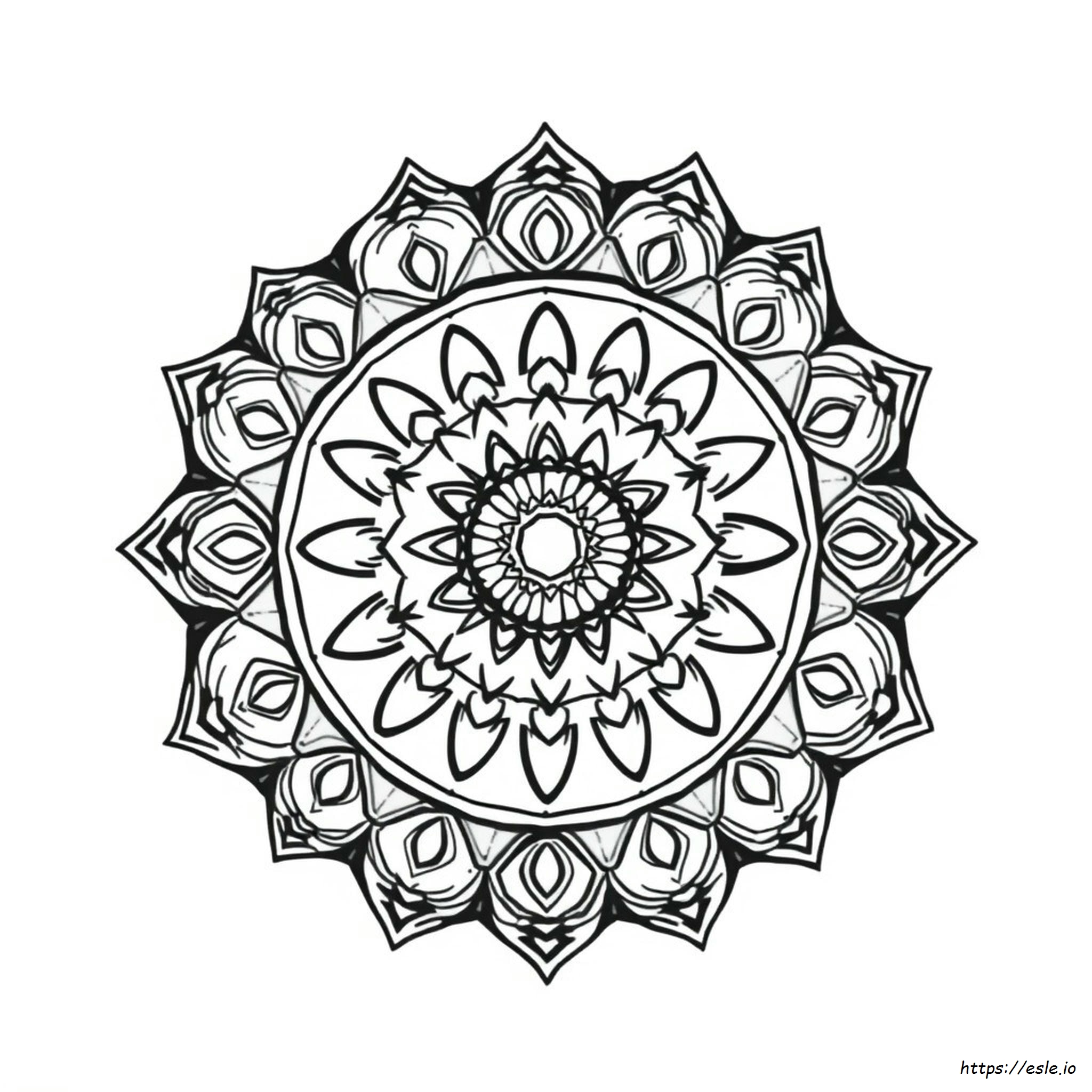 Mandala Da Colorare E Stampare