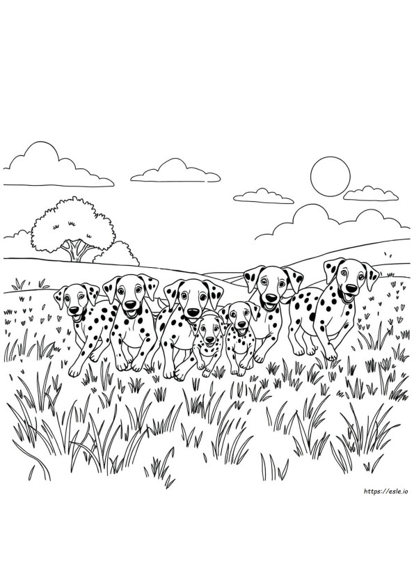 101 Dalmata Da Colorare
