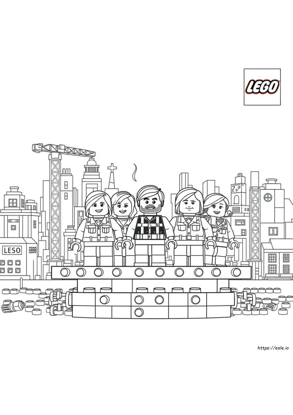 Lego Movie 2 Gambar Mewarnai
