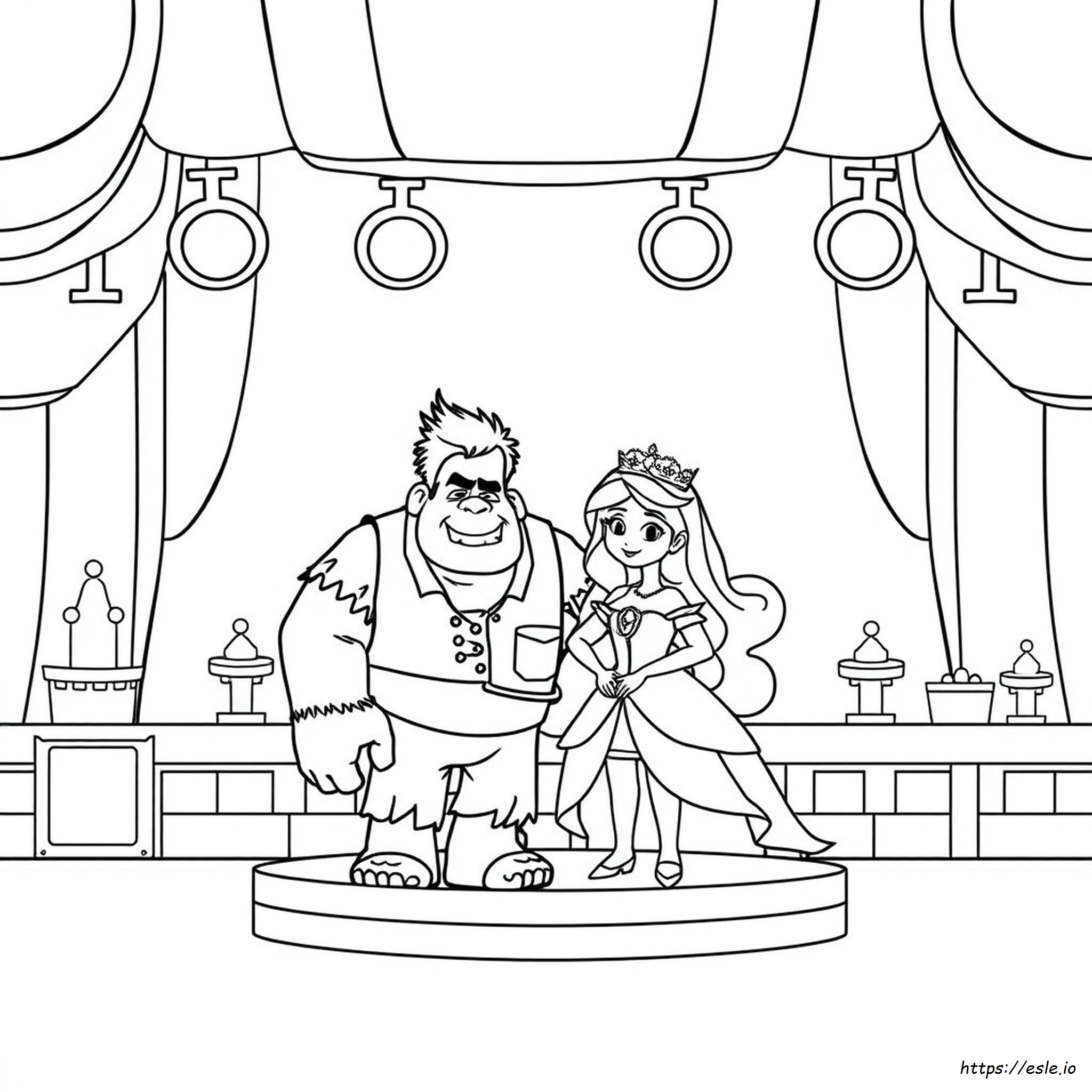Principesse Di Ralph Spaccatutto Disegni Da Colorare