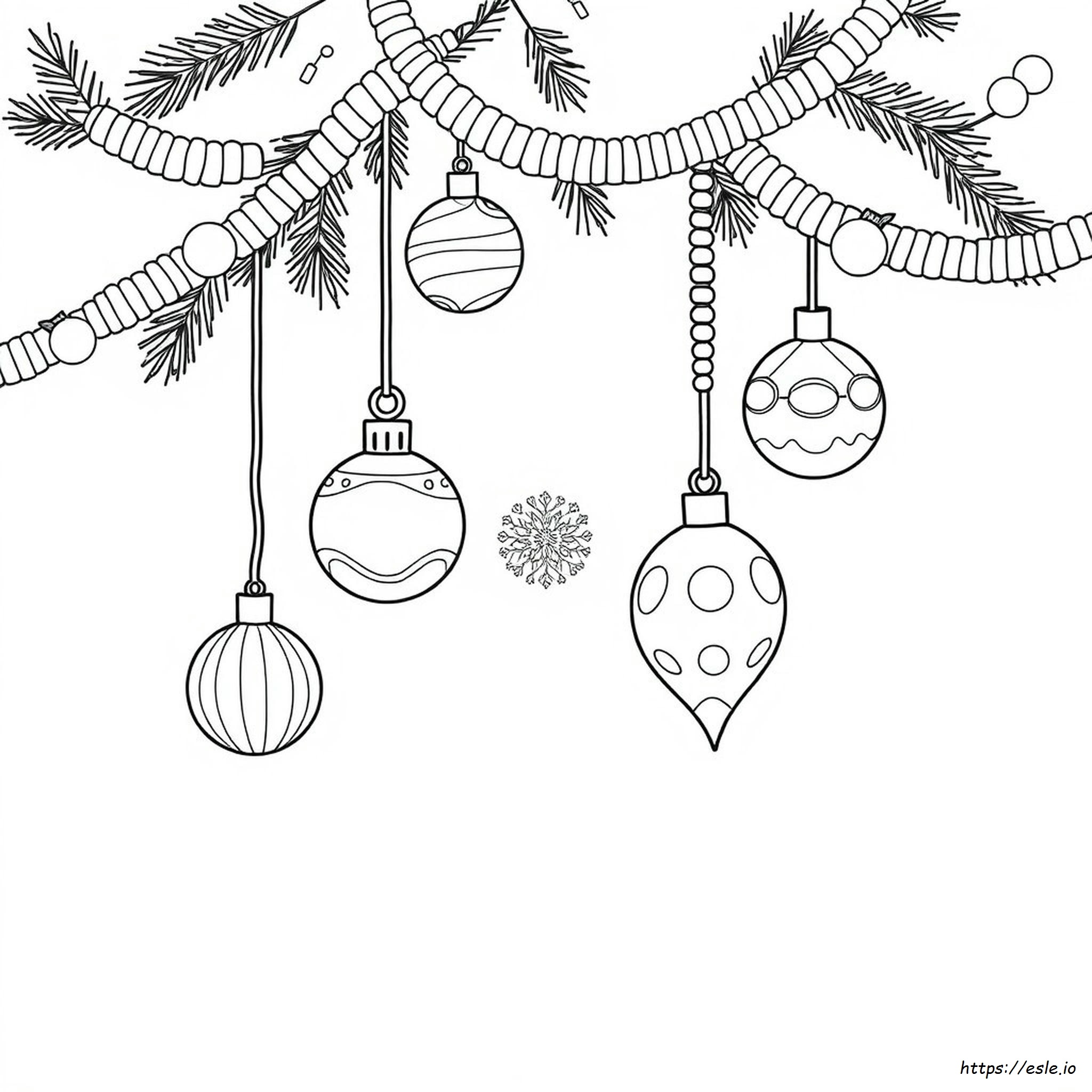Adornos De Navidad Para Colorear Imprimibles Gratis