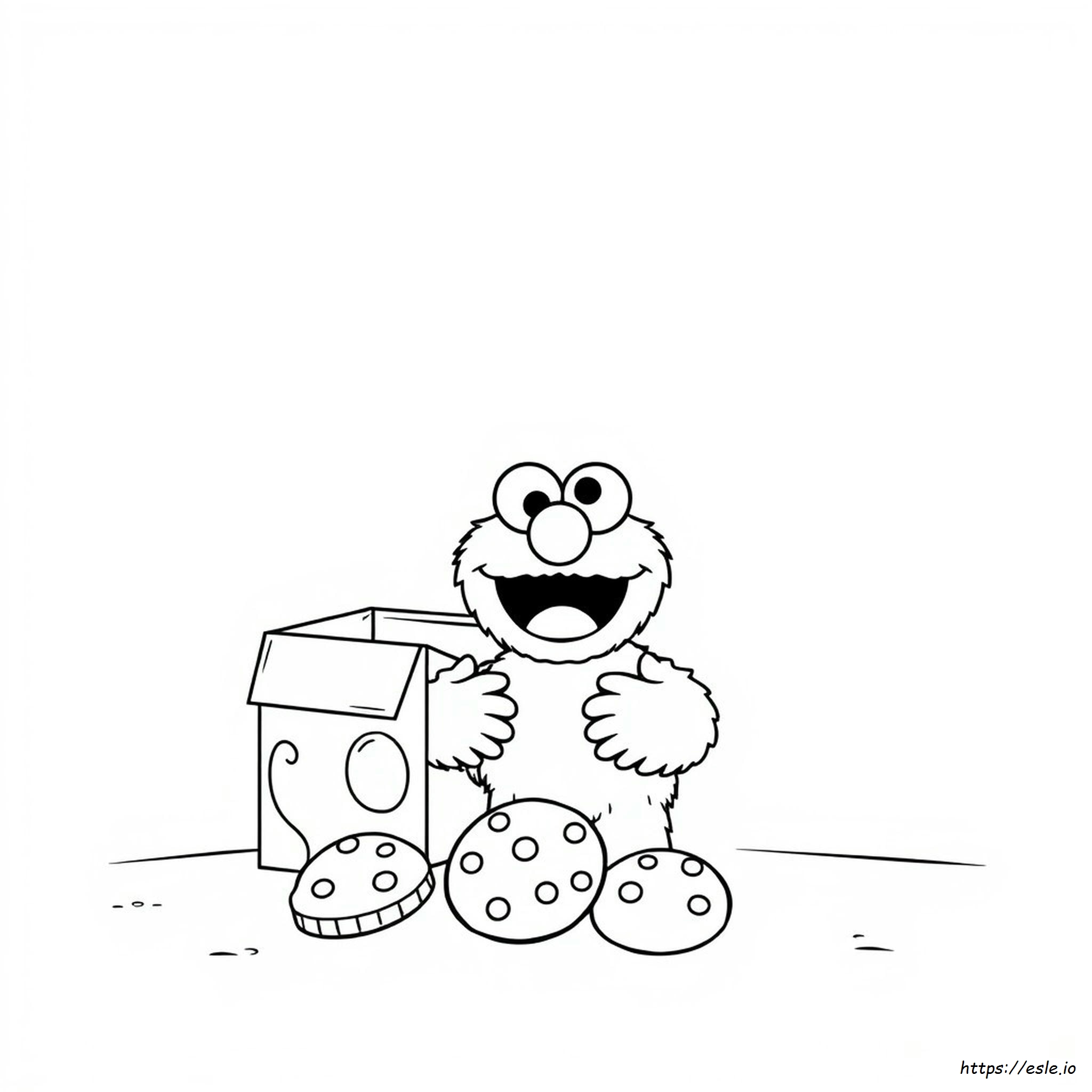 Cookie Monster Da Colorare E Stampare